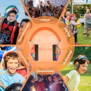 PROHEAR 032 Kids Ear Protection – Ear Muffs for Noise Reduction, 25NRR Noise Cancelling Headphones for Kids,Toddlers, Autism, Sensory Use, Hearing Protection – Orange