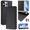Black, variant on Allytechgroup Flip Wallet Case for iPhone 13 Pro Max, Compatible with MagSafe RFID Blocking PU Leather Shell with Credit Card Slot Shockproof Protective Back Cover for iPhone 13 Pro Max, Purple