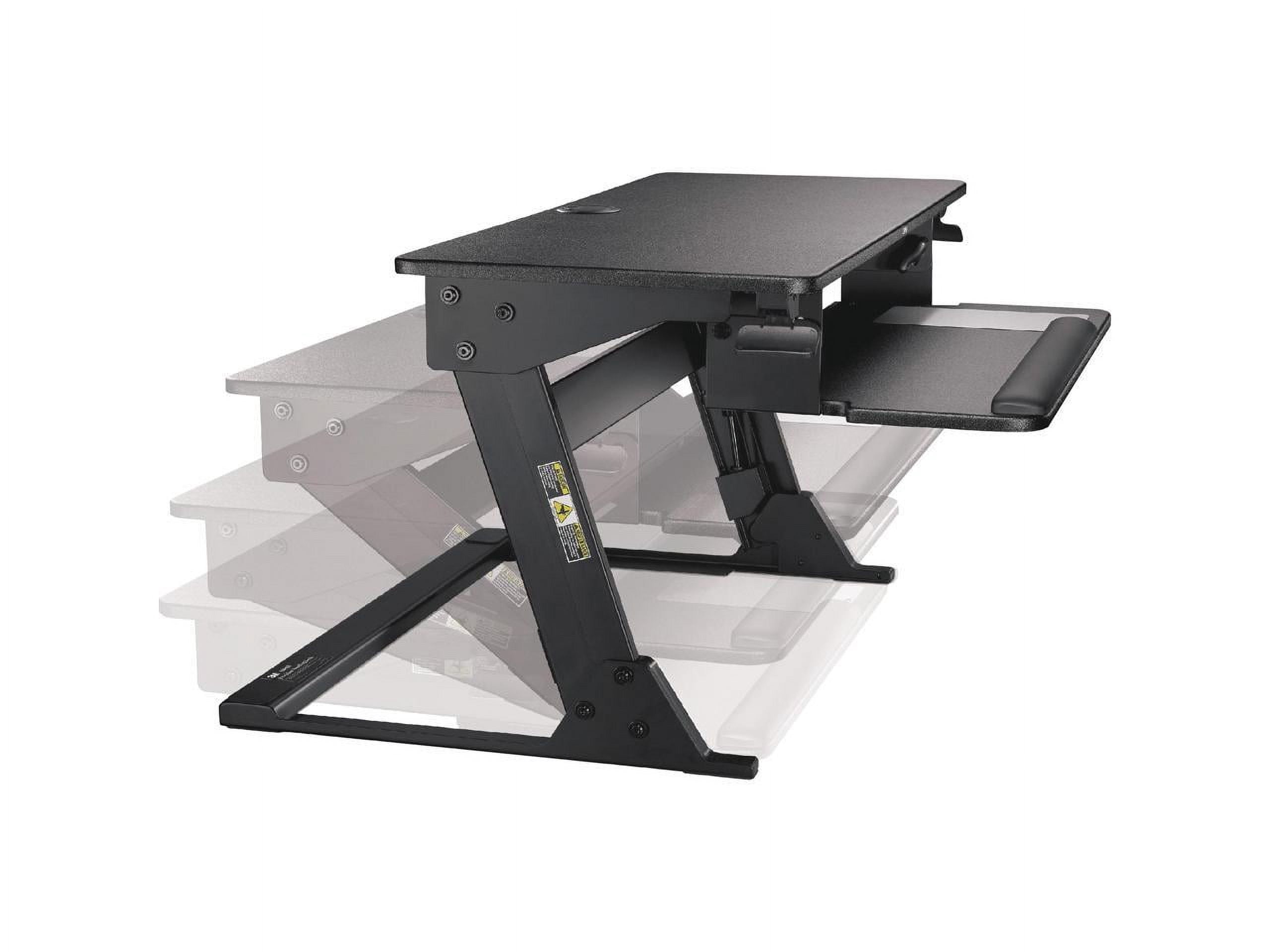 3M Precision Standing Desk, Convert Desk to Sit Stand Desk, Fully Assembled, Provides Maximum Adjustability to Achieve Your Most Comfortable Standing Work Position, Gel Wrist Rest, Mouse Pad, SD60B