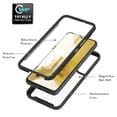 thumbnail image 4 of TECH CIRCLE for Samsung Galaxy A14 5G Case, Built-in Screen Protector Dual Layer Full Protection Heavy Duty Shockproof Anti-Scratched Rugged Clear Case for Galaxy A14 5G 6.6 inch 2023, Black, 4 of 6
