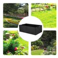 thumbnail image 6 of Luxcidy Felt Grow Bag Rectangle Planting Nursery Pot Outdoor Garden Flower Planting Bag with Handle Garden Vegetable Planting Container (Black), 6 of 8