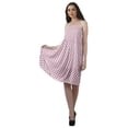 thumbnail image 3 of Moomaya Loungewear Beach Dress Sundresses For Women Printed Crepe Smocked Dress, 3 of 6