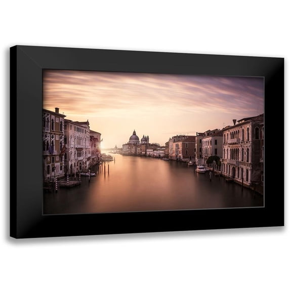Muntean, Dan 24x17 Black Modern Framed Museum Art Print Titled - Venice