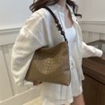 thumbnail image 3 of Bolso Mano para Mujer Con Correa Cuentas PU Hombro Hecho A Tejido Asa Superior, 3 of 7