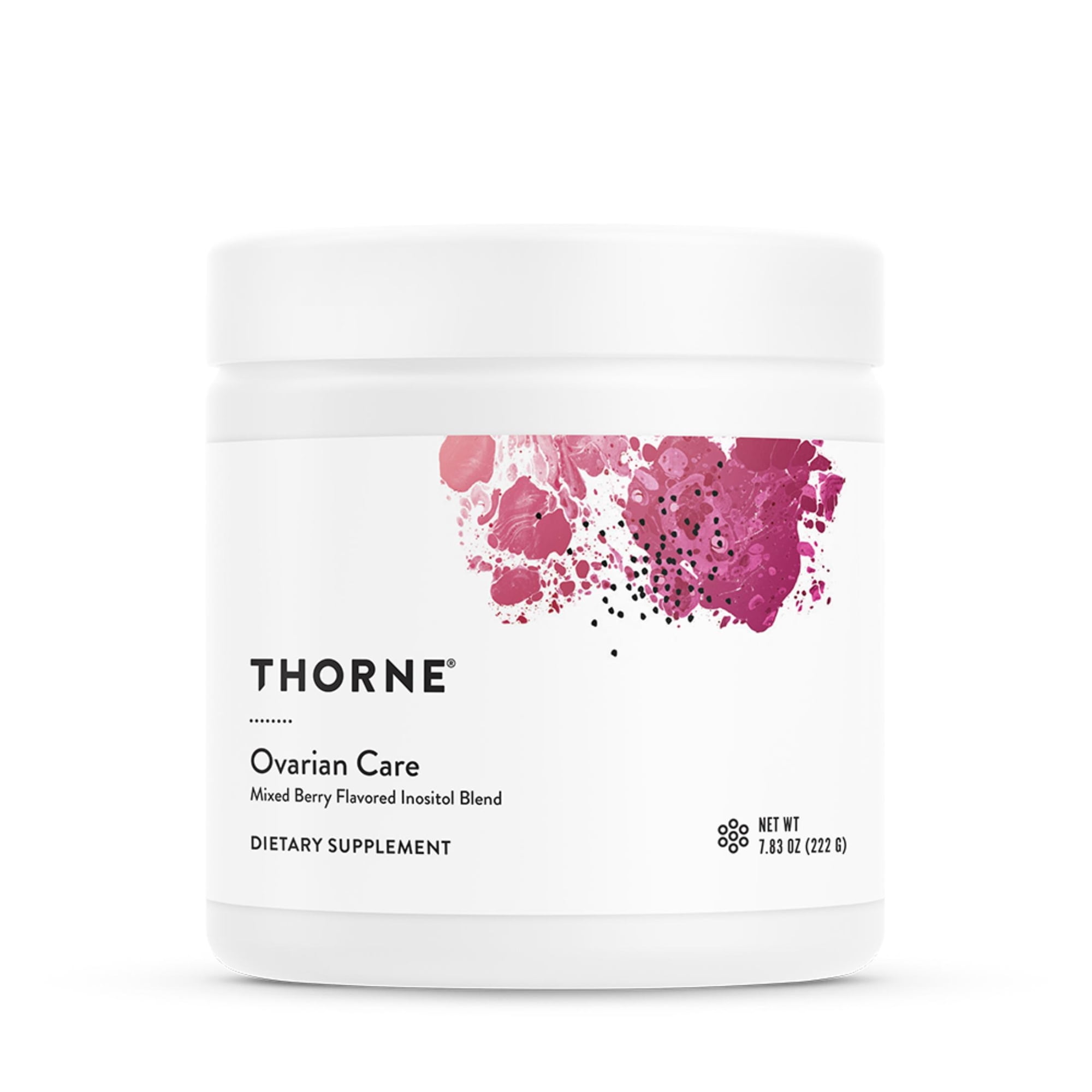 THORNE - Ovarian Care - Women's Health - Inositol, CoQ10, Folate, and Polyphenols - Promote Healthy Ovarian Function and Fertility Health* - Mixed Berry - 7.83 Oz - 60 Servings