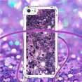 thumbnail image 3 of Funda FOXDOCK para iPhone SE con Cuerda Ajustable, Brillo Líquido, Protección Antigolpes y Lente – Ideal para Regalo, 3 of 6