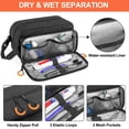 thumbnail image 2 of Bolsa de viaje Tactical Toiletry Prokva para hombre, color negro, 2 of 7