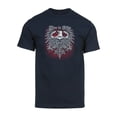 thumbnail image 1 of Gravity Trading T-Shirt à Manches Courtes Live to Ride Eagle pour Hommes - Marine - Large, 1 of 1