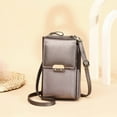 thumbnail image 4 of ESULOMP Women Simply Fashion Bags, Mini Leather Mobile Phone Crossbody Bags Mobile Phone Bag Shoulder Handbag Wallet with Credit Card Slots, 4 of 4