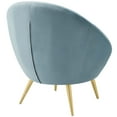 thumbnail image 5 of Modway Circuit Accent Chair Performance Velvet Set of 2 in Light Blue, 5 of 6