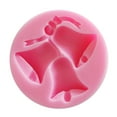 thumbnail image 4 of Molde para pastel de Navidad Macarena de Silicona color Aleatorio tamaño 7x7x1.7cm, 4 of 7