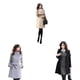 thumbnail image 4 of Abrigo Qarigey Frío de otoño e invierno Para Mujer A prueba de viento Gris AP013740-02, 4 of 6