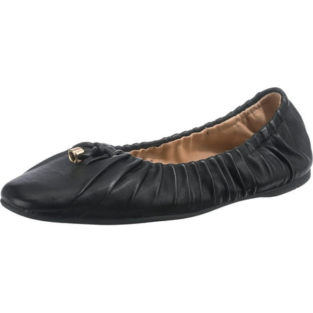 COACH Eleanor Leather Ballet Flats Black 5 B | Walmart Canada