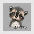thumbnail image 1 of Great Art Now Dream Raccoon by Valerie Wieners, Framed Wall Art, 14W x 14H, 1 of 3