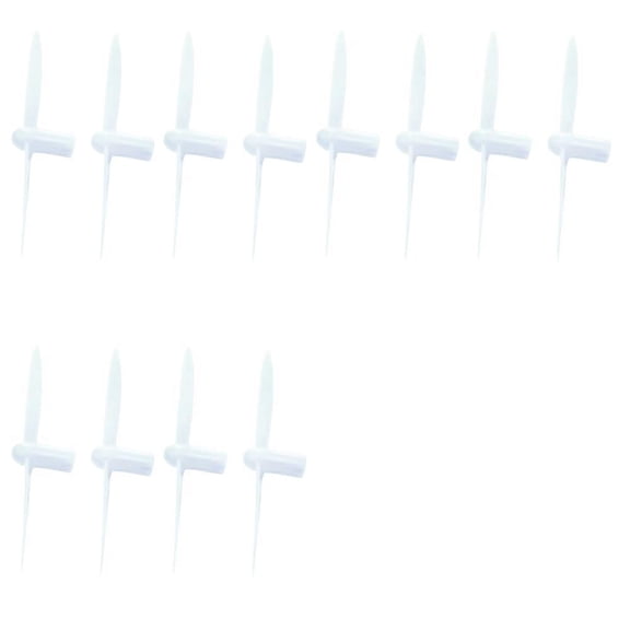 HobbyFlip All White Nano Quadcopter Propeller blade Set 30mm Compatible with Hubsan Nano Q4 H111 3 Pack