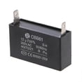thumbnail image 2 of Black 12uf Generator Capacitor Generator Cbb61 12uf 50/60hz 350vac Fan Motor, 2 of 4