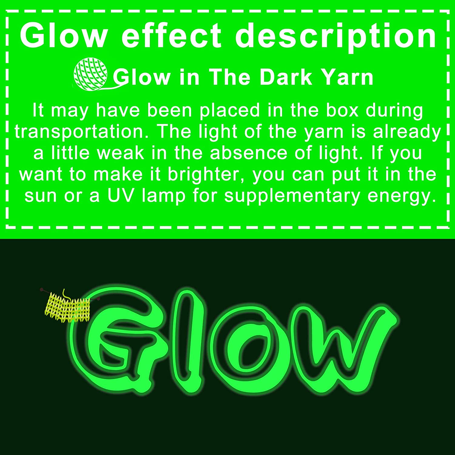 5 Pcs Glow in The Dark Yarn, Sewing Supplies,(55yd )for Crocheting for DIY Arts, Crafts & Sewing Beginners Glow in The Dark Party (Orange)