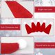 thumbnail image 3 of Mini gorros navideños rojos de Papá Noel, gorro de piruleta con forma de caramelo, mini gorros navideños de Papá Noel, gorro navideño compatible con tapa de botella de caramelo, 3 of 5