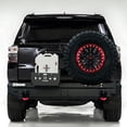 thumbnail image 5 of Vijay Compatible with 2015-2016-2017-2018-2019-2020 Toyota 4Runner Rear Bumper with Tire Carrier Textured Black Steel with D-rings, 5 of 8