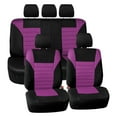 thumbnail image 2 of FH Group Car Seat Covers Full Set Purple 3D Air Mesh - Universal Fit, Automotive Seat Covers, Airbag Compatible, Split Bench Rear Seat, Washable Car Seat Cover for SUV,Sedan, 2 of 9