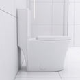 thumbnail image 2 of TICOZE Modern Elongated One-Piece Toilet with Powerful Dual Flush 1.1/1.6 GPF, Soft-Close Seat & Easy-Clean Skirted Design, White, 2 of 12