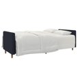 DHP Andora Coil Futon, Navy Blue Linen