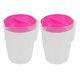 thumbnail image 5 of Juego de 2 hervidores de agua fría con tapa de 1 l para refrigerador, jarra para agua, zumo, té helado, dispensador de bebidas para el hogar y el restaurante, 5 of 8