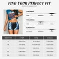 thumbnail image 6 of Lsque Night Scene of Wolves Pattern High Waisted Biker Shorts for Women-Tummy Control Fitness Athletic Workout Running Yoga Gym Shorts,Moisture-Wicking-X-Large, 6 of 9
