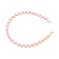 thumbnail image 4 of 1 Pc Classic Elegant Frosted Headband for Women for Girls 5.51"x4.72" Pink, 4 of 4
