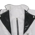 thumbnail image 3 of TFEOQRY Men's Jacket Coat Halloween Retro Gothic Tailcoat Outwear Long Sleeved High Neck Overcoat White, 3 of 5