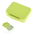 thumbnail image 3 of Unique Bargains 3 Grids Durable Design Single Layer Pill Box for Travel 1 Pc Green, 3 of 6