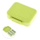 thumbnail image 3 of Ofertas Únicas 1 Pc 3 Rejillas Caja de Pastillas Independiente de Capa Única para Viajes Verde, 3 of 6