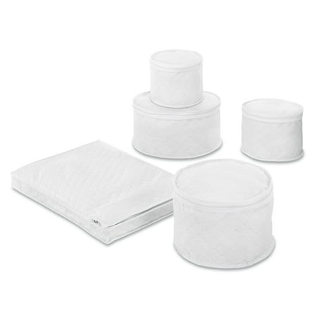 Quilted China Keepers 6pc. Starter Set -Crimson