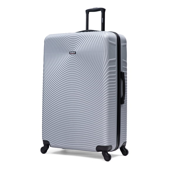 DUKAP Inception Lightweight Hardside Spinner Luggage 32" Silver