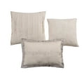 thumbnail image 2 of Amrapur Overseas 8-Piece Jacquard Verona Comforter Set, Tan, Queen, 2 of 6