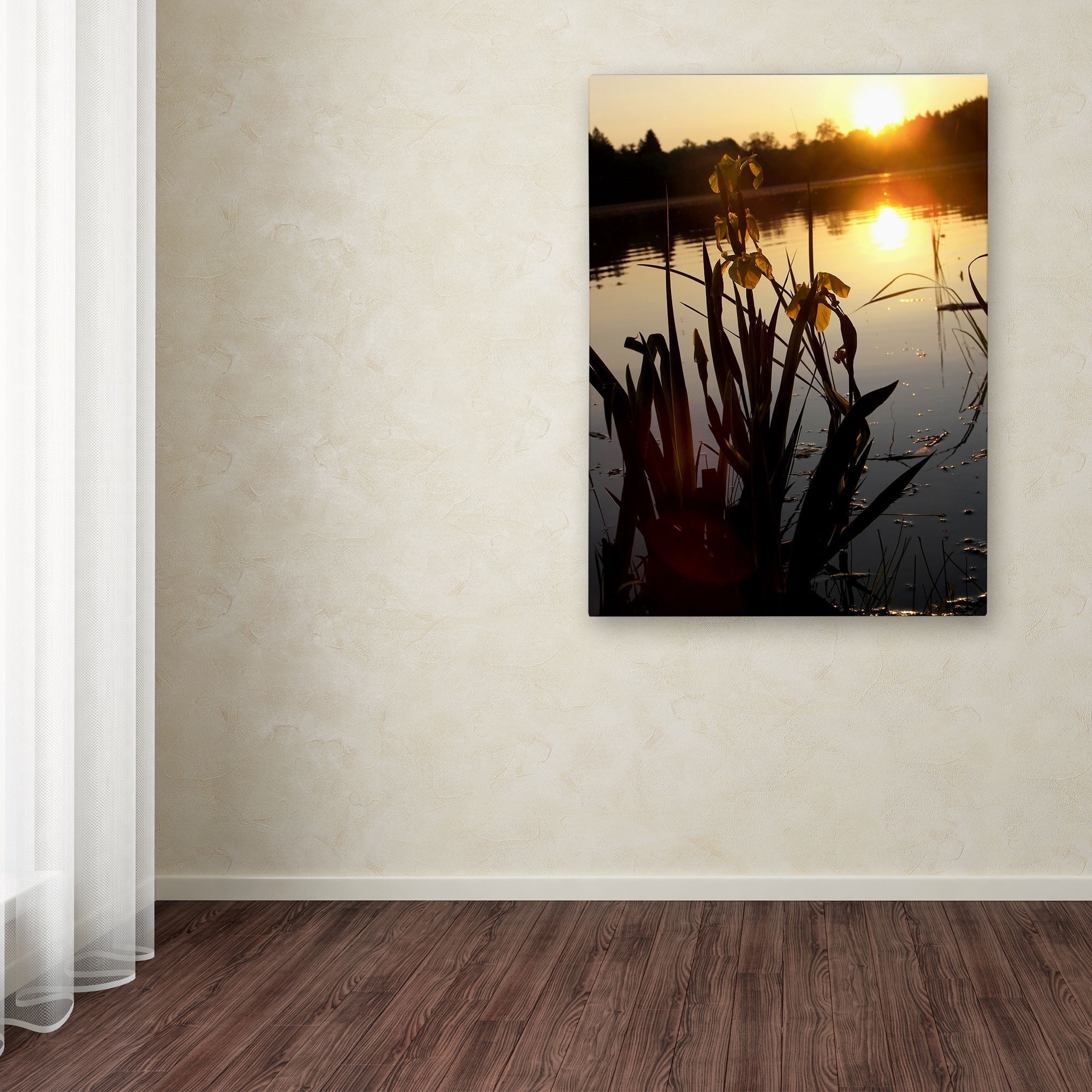 Trademark Fine Art "Reflective Strength" Canvas Art by Monica Fleet