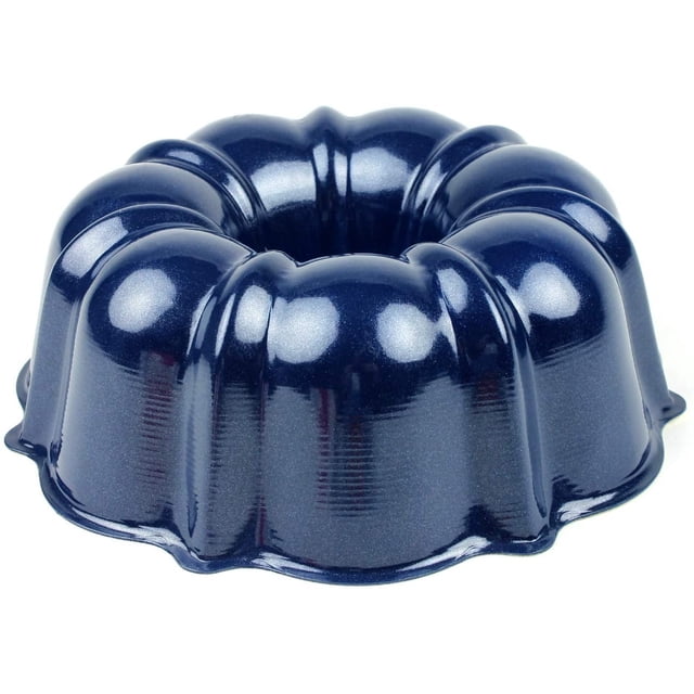 Pan Bundt Formado Ligero de Nordicware en Azul Marino, de 6 Tazas