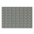 thumbnail image 1 of Modern Art Cutting Board, New Age Retro Minimalist Concentric Spiral Vortex Abstract Work of Art, Decorative Tempered Glass Cutting and Serving Board, Small Size, Charcoal Grey Orange, by Ambesonne, 1 of 1
