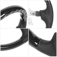 thumbnail image 3 of Hydro Dip Steering Wheel Perforated Leather Round Bottom for Crown S180 2003-2008, 3 of 7