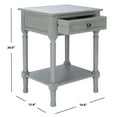 thumbnail image 5 of SAFAVIEH Tate Striped 1 Drawer Accent Table, Distressed Grey, 5 of 7