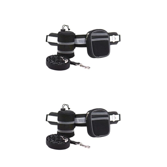 relayinert Reflective Strip Comfortable Wear Sturdy And Durable Jogging Leads Wide black 144cm 2Set
