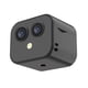 thumbnail image 1 of Mini cámara de seguridad WiFi, cámara de vigilancia remota IP, cámara de monitor de seguridad HD 4K, interconexión de aplicación de lente doble con soporte para el hogar, 1 of 5