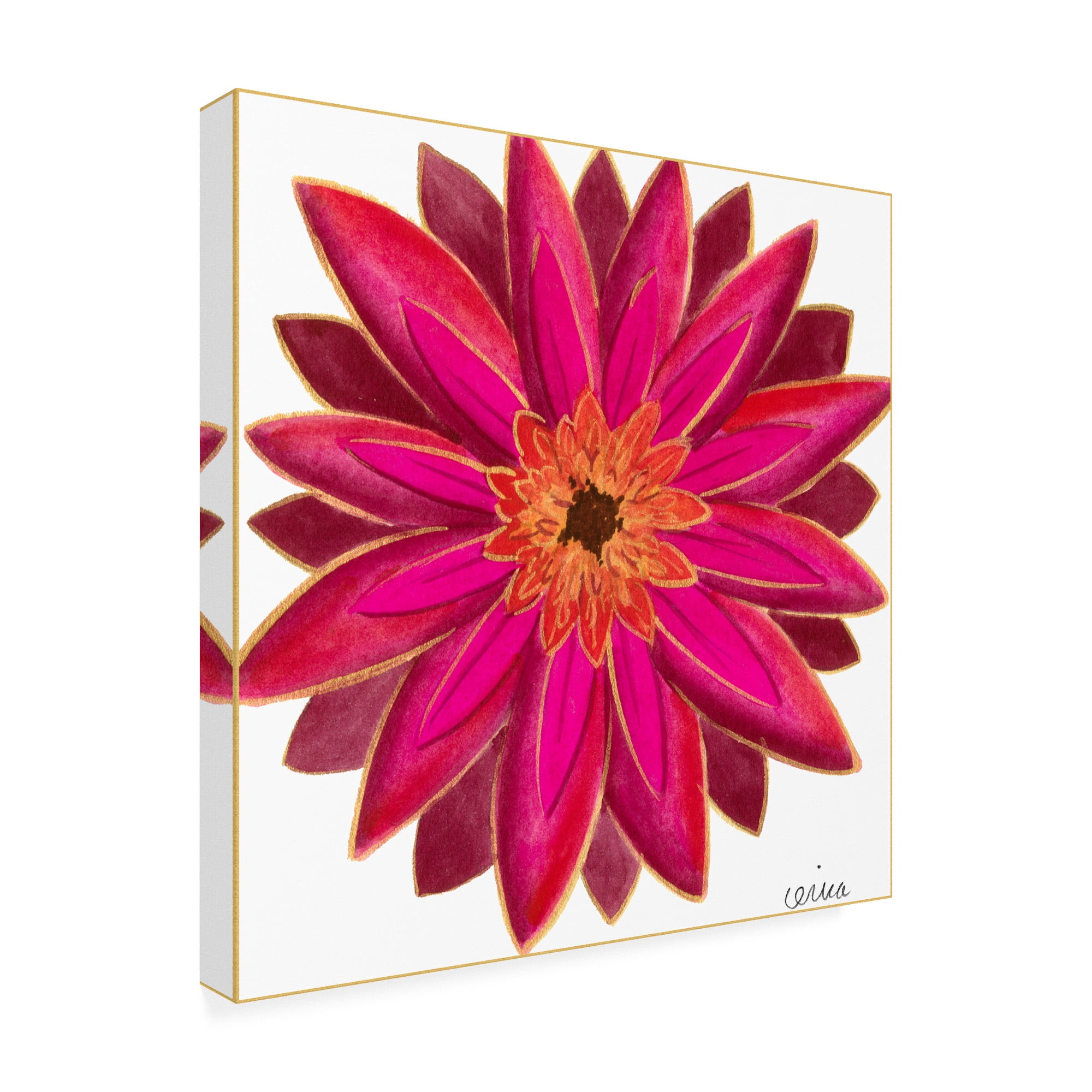 Trademark Fine Art 'Bright Blossoms III Childrens Art' Canvas Art by June Erica Vess