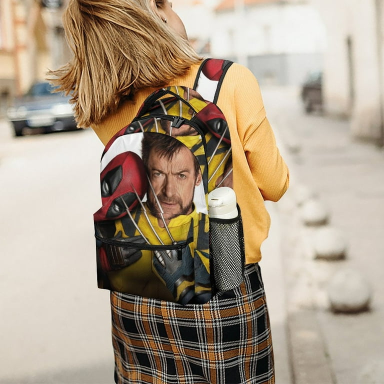 Deadpool Wolverine Kid Backpack School Bag Elementary Students Bookbags Travel Bag for Boys Girls Walmart