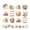 A002- B, variant on Halloween Bulk 500 Count Roll of Vintage Fall Pumpkin Decor for Scrapbooking Halloween Party Decor Trunk Or Treat Decorations