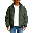 thumbnail image 2 of hoksml Women's Heavyweight Winter Coat Thickened Stand Collar Puffer Jacket with Pockets, Warm Windproof Outdoor Parka, 2 of 5