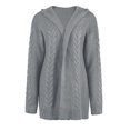 thumbnail image 3 of Vedolay Tops Women's Casual Jackets Long Sleeve Oversized Business Lapel Collar Jacket,Gray L, 3 of 4