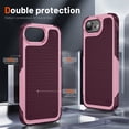 thumbnail image 3 of JTCASES for iPhone 7 Case, Hybird PC TPU Anti-slip, Shockproof  Bumper, Military Drop Resistant, Rugged Heacy Duty Full Body Protective Shell for iPhone 7, Slim Fit for Girls Men, Rose, 3 of 8
