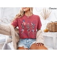 thumbnail image 2 of LOVETEE Comfort Colors Patriotic Skeletons Tshirt, Funny 4th Of July T-Shirt, Dancing Skeleton Tee, America 250 Apparel, 1776 To 2026 Shirts, Red S, 2 of 8
