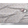 thumbnail image 3 of Soimoi Poly Georgette Fabric Artistic Tree,Reindeer & Fox Face Kids Print Fabric by The Yard 42 Inch Wide, 3 of 3